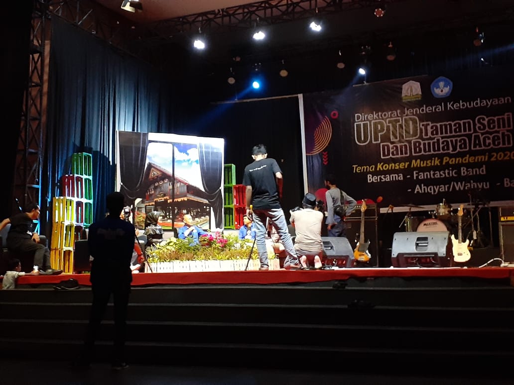 Pagelaran Seni Secara Virtual di Youtube Taman Budaya Aceh Medio Juli