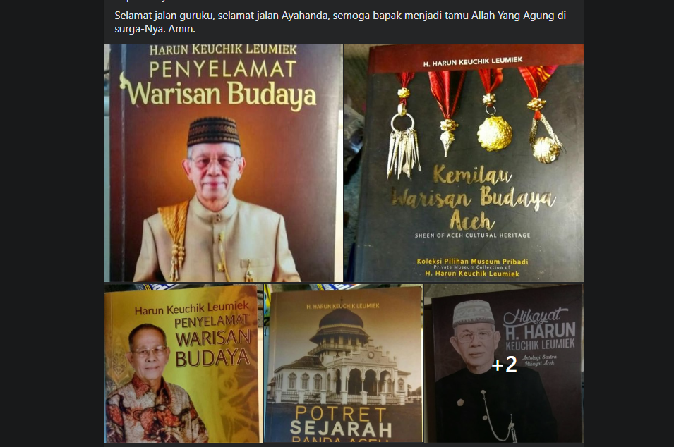 Dunia Kebudayaan Aceh Berduka: H. Harun Keuchik Leumiek Meninggal Dunia