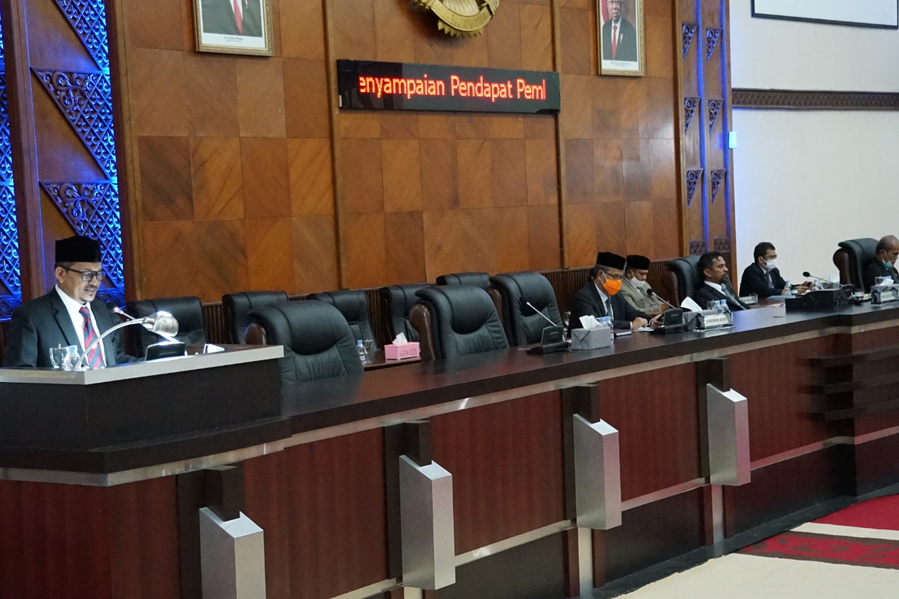 Seluruh Fraksi DPRA Setujui Raqan Prioritas 2020