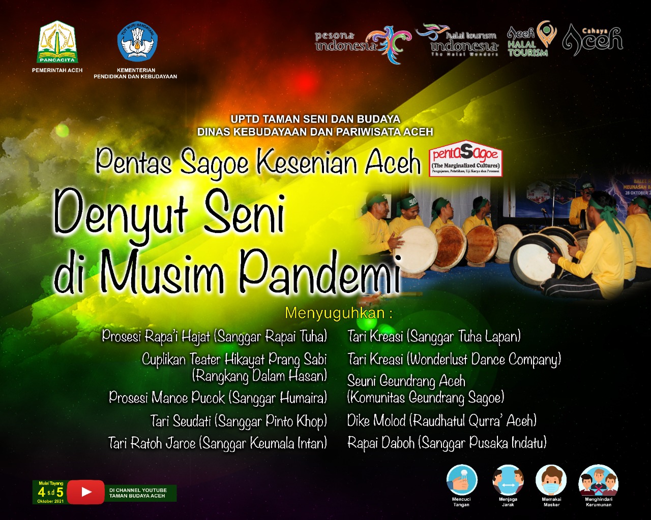Pentasagoe Kenalkan Keragaman Seni Tradisi Aceh Lewat Pentas Virtual