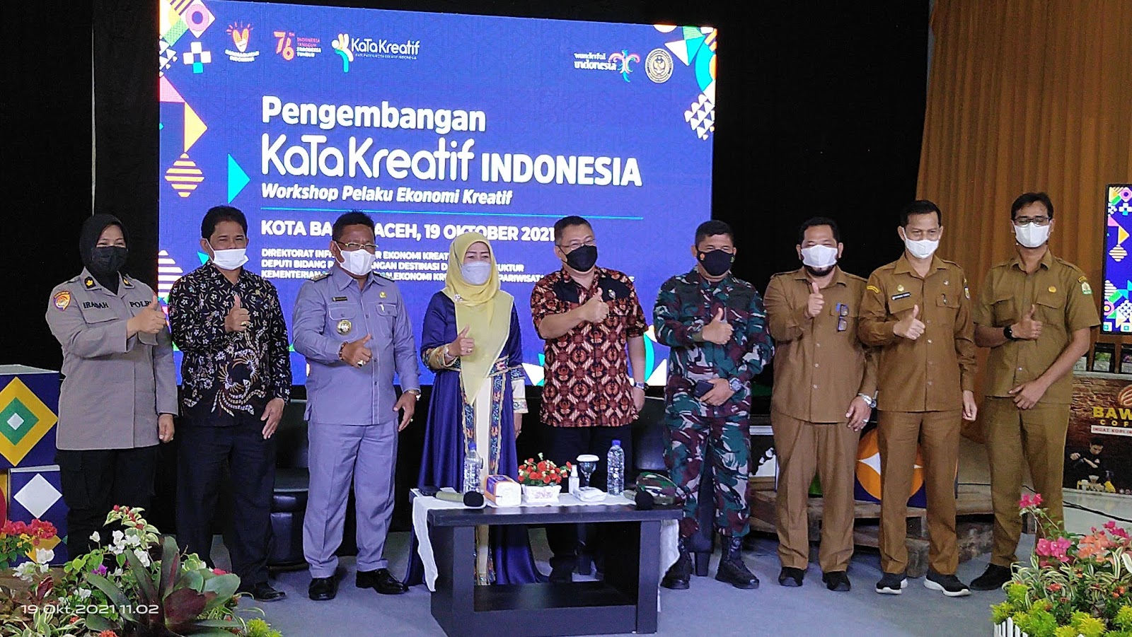 Buka Workshop KaTa Kreatif Indonesia Pemko Banda Aceh Apresiasi Menparkeraf Sandiaga Uno