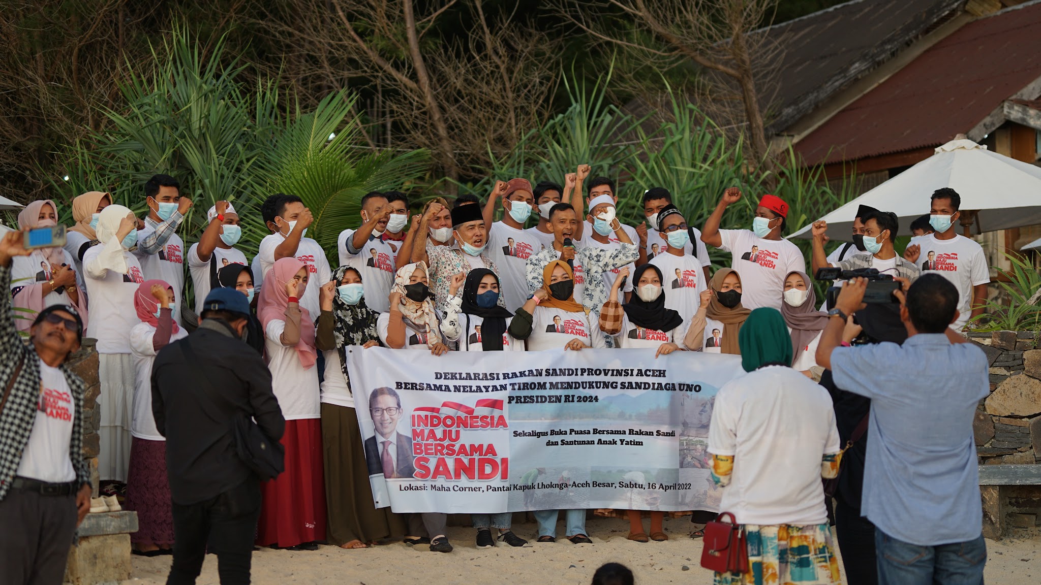 Rakan Sandi Aceh Deklarasikan Sandiaga Uno Capres 2024