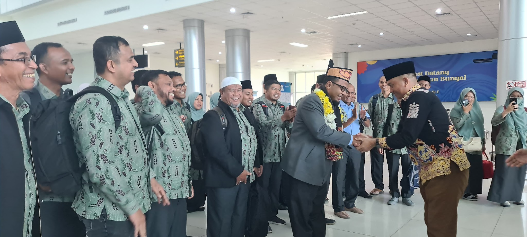 Tiba di Palangkaraya, Ketua Rombongan Kafilah MTQ Korpri Aceh Janji Tampilkan yang Terbaik