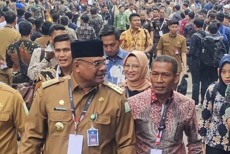 Pj Gubernur Safrizal Hadiri Undangan Rakornas Presiden Prabowo