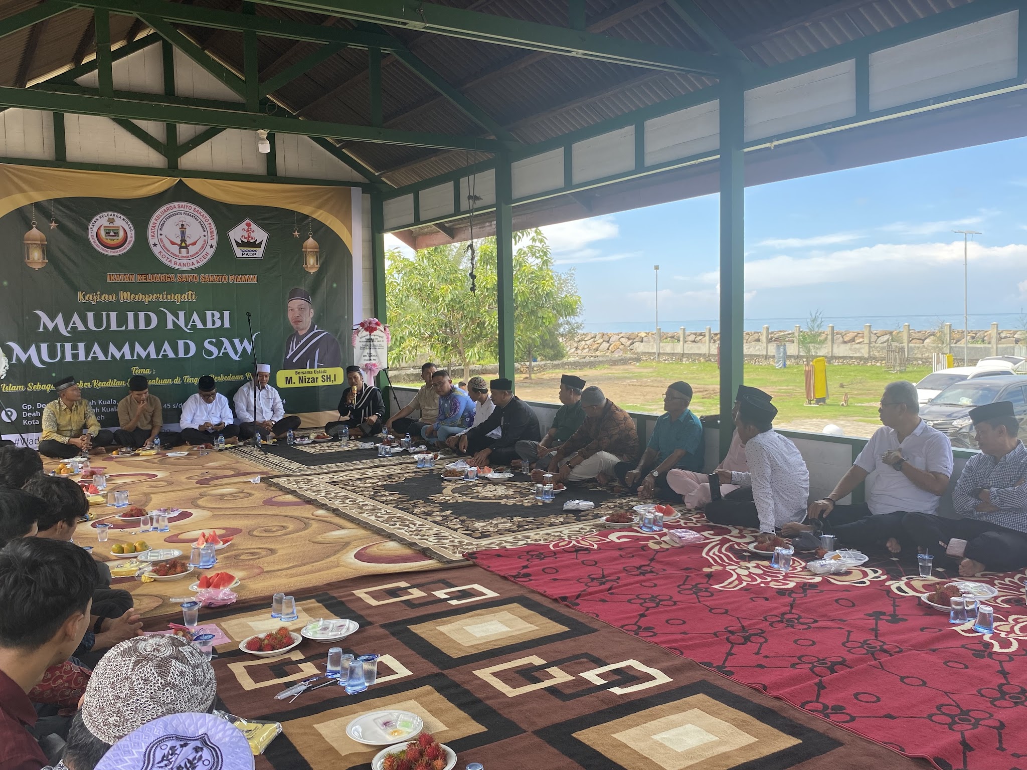 Warga Minang di Banda Aceh, Peringati Maulid Nabi di Komplek Makan Syiah Kuala