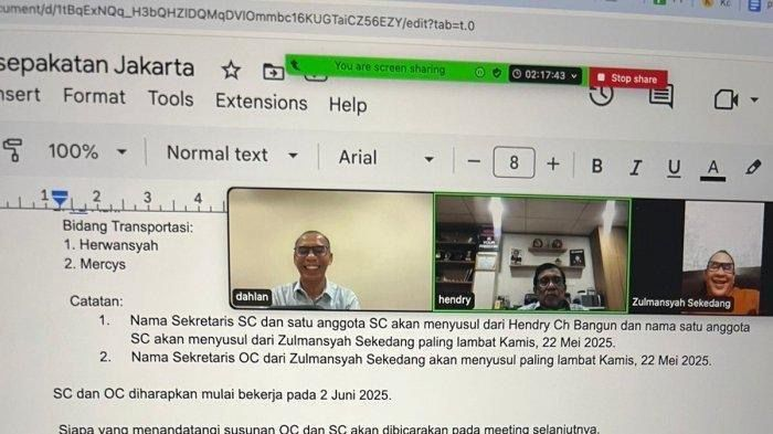 PWI Sepakati Ketua SC dan OC Kongres Persatuan