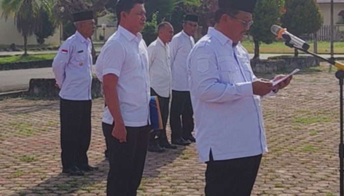 Bupati Aceh Singkil Soroti ASN Bolos di Apel Perdana Pasca Lebaran
