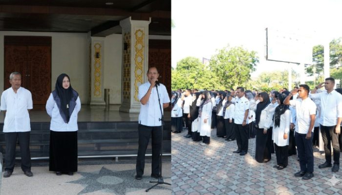 Apel Perdana Pascalebaran, Sekretariat DPRA Tekankan Disiplin ASN