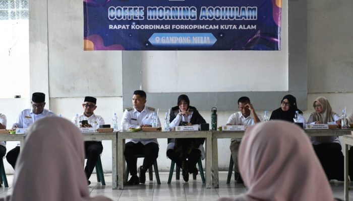 Illiza Buka Rakor Asokulam di Warkop Taufik, Bahas Masalah Gampong