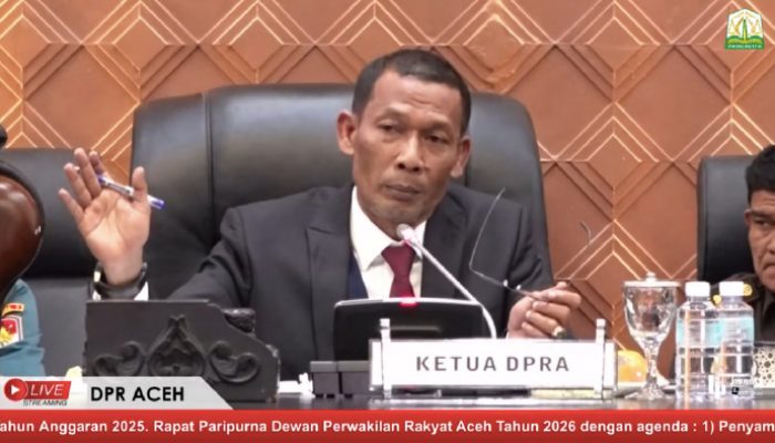 DPRA Bentuk Pansus LKPJ Gubernur Aceh 2025, Evaluasi Kinerja Pemerintah Dimulai