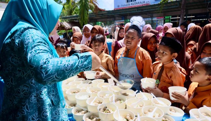 Marlina Muzakir Kampanyekan Gemarikan di MIN Model Banda Aceh