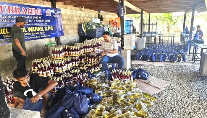 Daniel A Wahab Gelar Silaturahmi Meugang, Bagikan Ribuan Paket Sembako dan Serap Aspirasi Warga