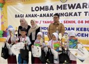 DPRK Banda Aceh Apresiasi Lomba Mewarnai Anak, Dorong Kreativitas dan Kemandirian Sejak Dini