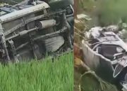 KA Argo Bromo Anggrek Tabrak Minibus di Grobogan, 4 Tewas Termasuk Balita