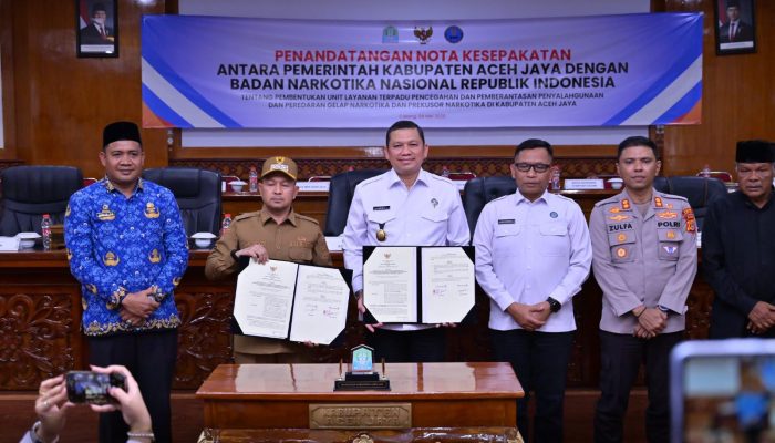 BNNP Aceh dan Pemkab Nagan Raya Bentuk ULT P4GN, Langkah Awal Hadirkan BNNK
