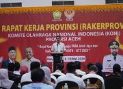 Sekda Aceh M Nasir Buka Rakerprov KONI Aceh 2026, Tekankan Pembinaan Atlet dan Tata Kelola Olahraga