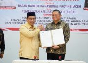 Aceh Tengah Hibahkan Lahan untuk Kantor BNNK, 60 Kepala Dinas Jalani Tes Urine