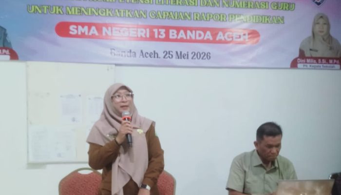 SMA Negeri 13 Banda Aceh Gelar Workshop Literasi dan Numerasi untuk Tingkatkan Rapor Pendidikan