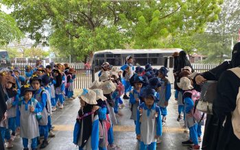 100 Siswa TKIT Imam An Nawawi Ikuti Edu Tour di Gedung AMANAH, Belajar Ekonomi Kreatif Sejak Dini