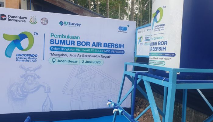 ABPEDNAS dan SUCOFINDO Resmikan Sumur Air Bersih di Lambleut Aceh Besar, Dukung Akses Air Bersih Berkelanjutan