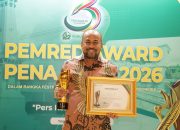 Dirut Bank Aceh Fadhil Ilyas Raih Pemred Award 2026 Kategori The Best Communication