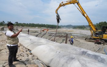 Pembangunan Bendung Pante Lhong II Dikebut, Safrizal: Semoga Sesuai Target