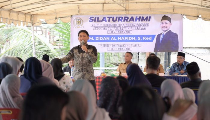Reses di Peunayong, Zidan Al Hafidh Tampung Aspirasi Warga