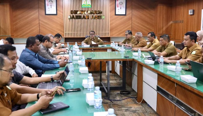 Plt Sekda Aceh Taufik Bahas Pengembangan dan Pemanfaatan Lahan KEK Arun