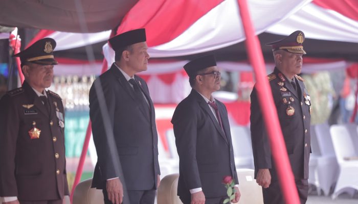 Plt Sekda Aceh Hadiri HUT ke-81 TNI di Blang Padang, Upacara Digelar Sederhana